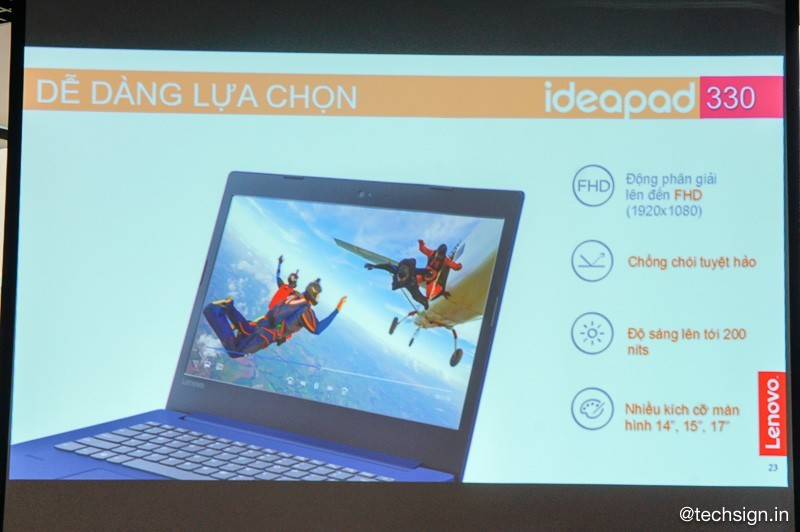 Lenovo Legion Y530, IdeaPad 330 và Yoga 730 lên kệ trong tháng 7, giá khởi điểm 11 triệu đồng