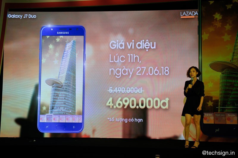 Samsung Galaxy J7 Duo ra mắt, bán độc quyền tại Lazada