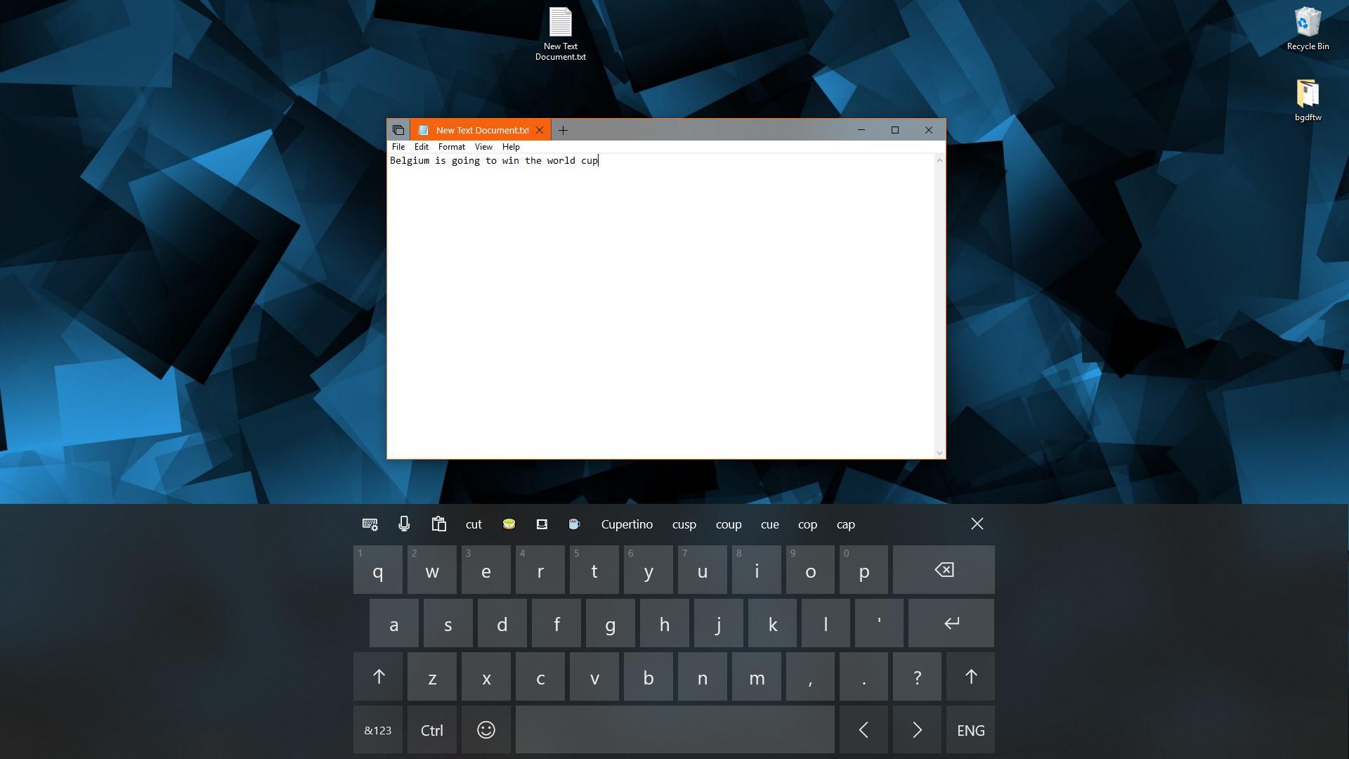 SwiftKey sẽ mặc định trên máy Windows 10 cảm ứng