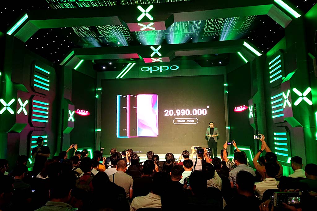 OPPO Find X chính thức ra mắt tại Việt Nam, giá 20,99 triệu