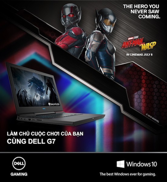 Dell kết hợp cùng Marvel Studios ra mắt G Series