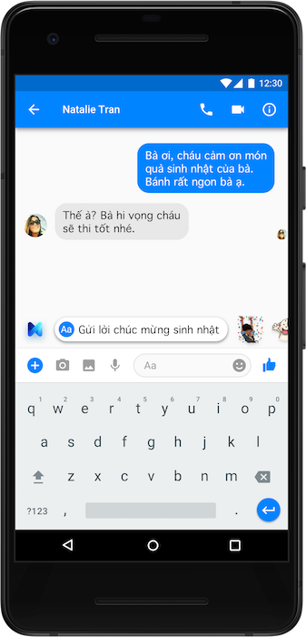 Facebook Messenger chính thức tung tính năng Gợi ý M tại Việt Nam