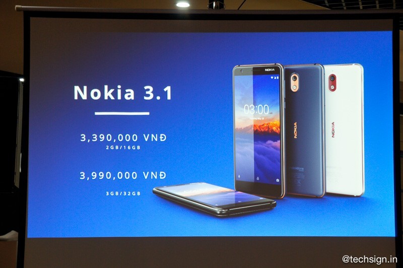 HMD Global chính thức giới thiệu Nokia 2.1 và Nokia 3.1