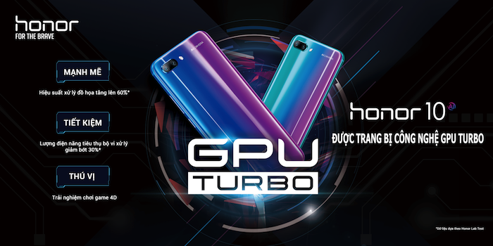 Honor cập nhật thêm công nghệ GPU Turbo cho Honor 10