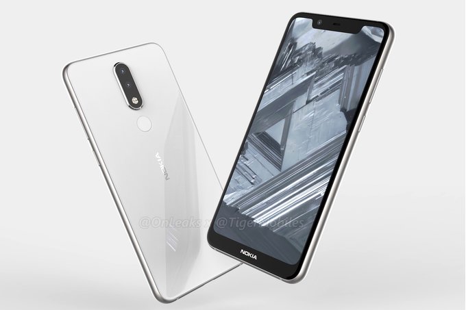 Nokia 5.1 Plus lộ diện với ‘tai thỏ’ và camera kép