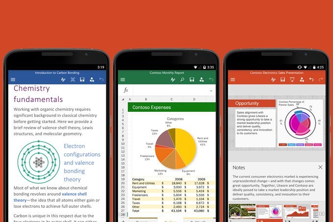 Office trên Android và iOS cập nhật tính năng mới