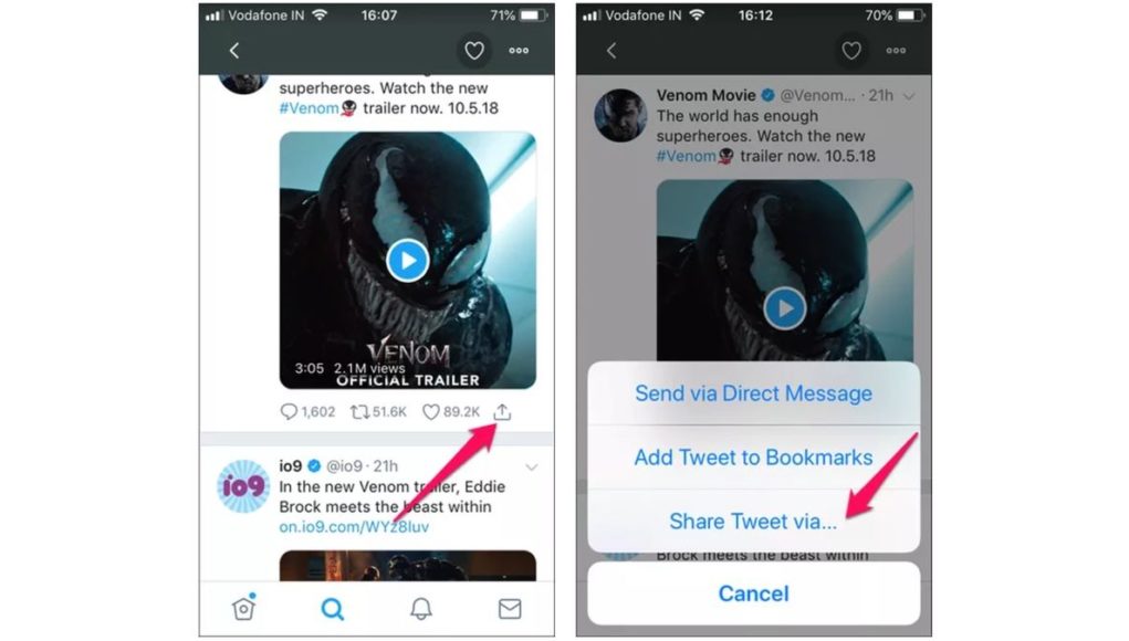 Hướng dẫn download video từ Twitter cho iPhone