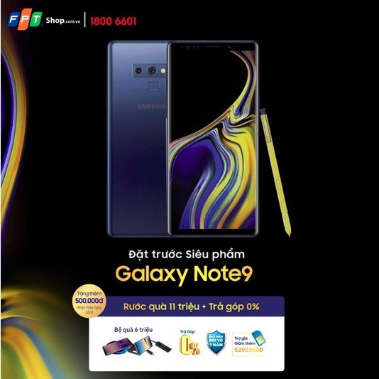 FPT Shop mở đặt cọc mua Galaxy Note9