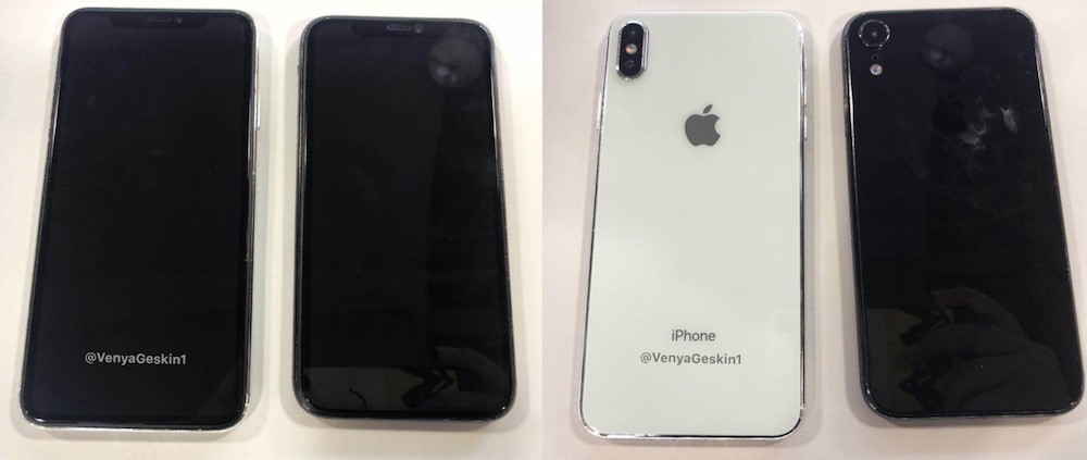 Lộ ảnh iPhone X Plus 2018 và iPhone màn hình 6.1 inch