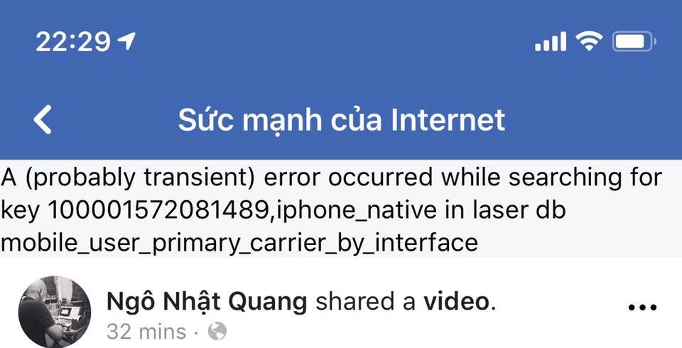 Ứng dụng Facebook trên iOS gặp lỗi màn hình trắng, bạn có bị lỗi này không?