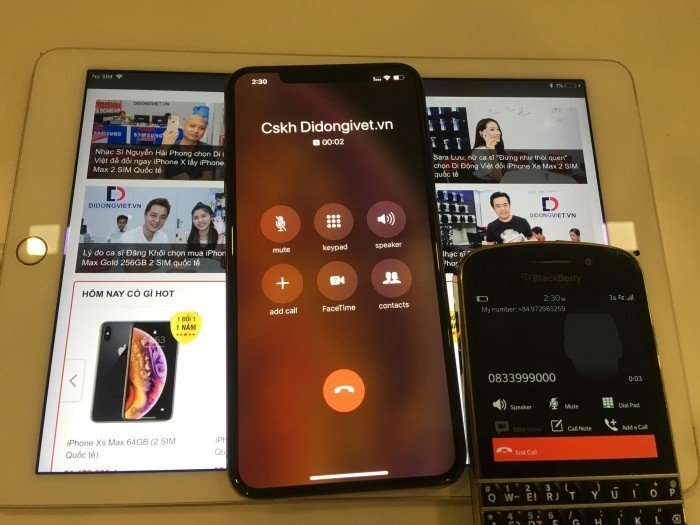 Cấu hình 2 sim online cùng lúc trên iPhone Xs Max 2 sim quốc tế