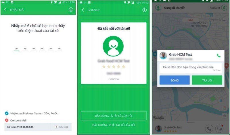 Grab thử nghiệm dịch vụ GrabNow tại Hà Nội và TP.HCM