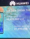 Huawei giới thiệu Mate 20 và Mate 20 Pro giá từ 16 triệu đồng