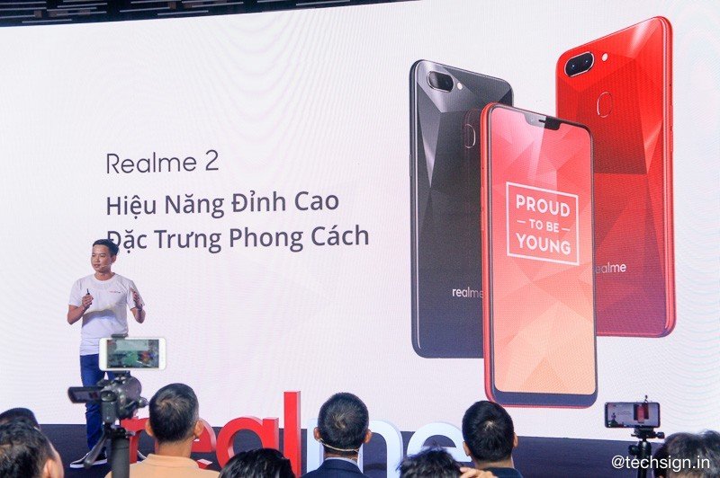 Realme ra mắt đến 3 smartphone là C1, Realme 2 và Realme 2 Pro