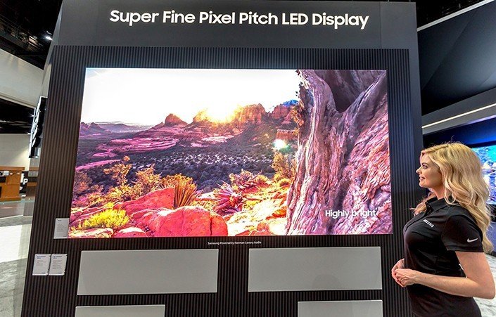 Samsung ra mắt hai dòng màn hình micro LED mới