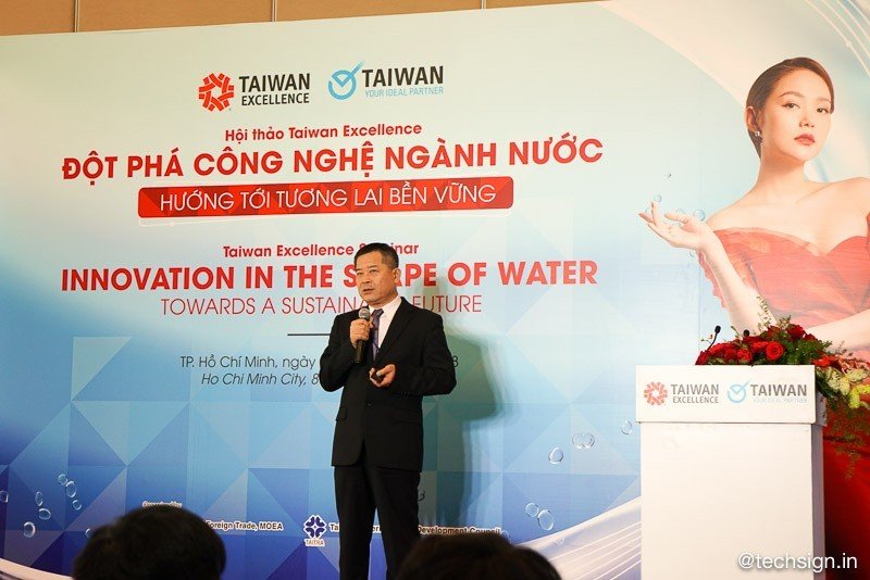 Gian hàng Taiwan Excellence tại triển lãm VietWater 2018