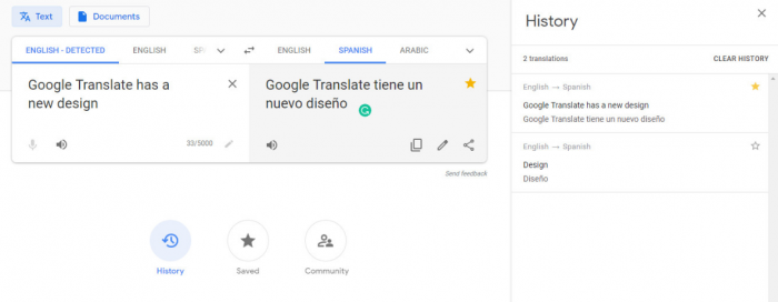 Google Translate trên trình duyệt cập nhật giao diện mới cùng tính năng độc đáo