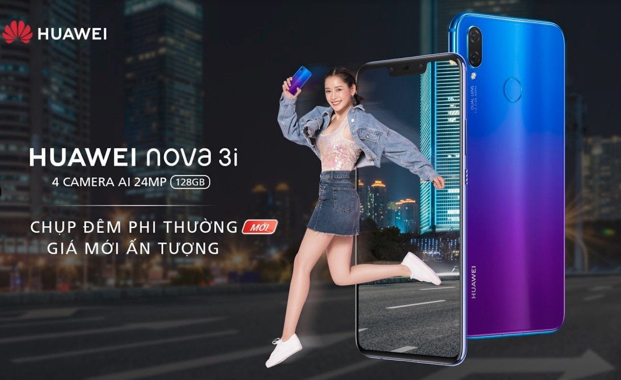 Huawei Nova 3i giảm giá, cập nhật thêm mode chụp đêm