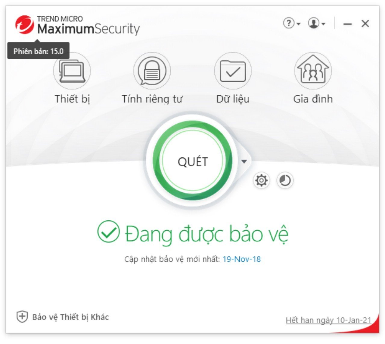 Tối ưu bảo mật, an toàn khi giao dịch trực tuyến với Trend Micro Security 15