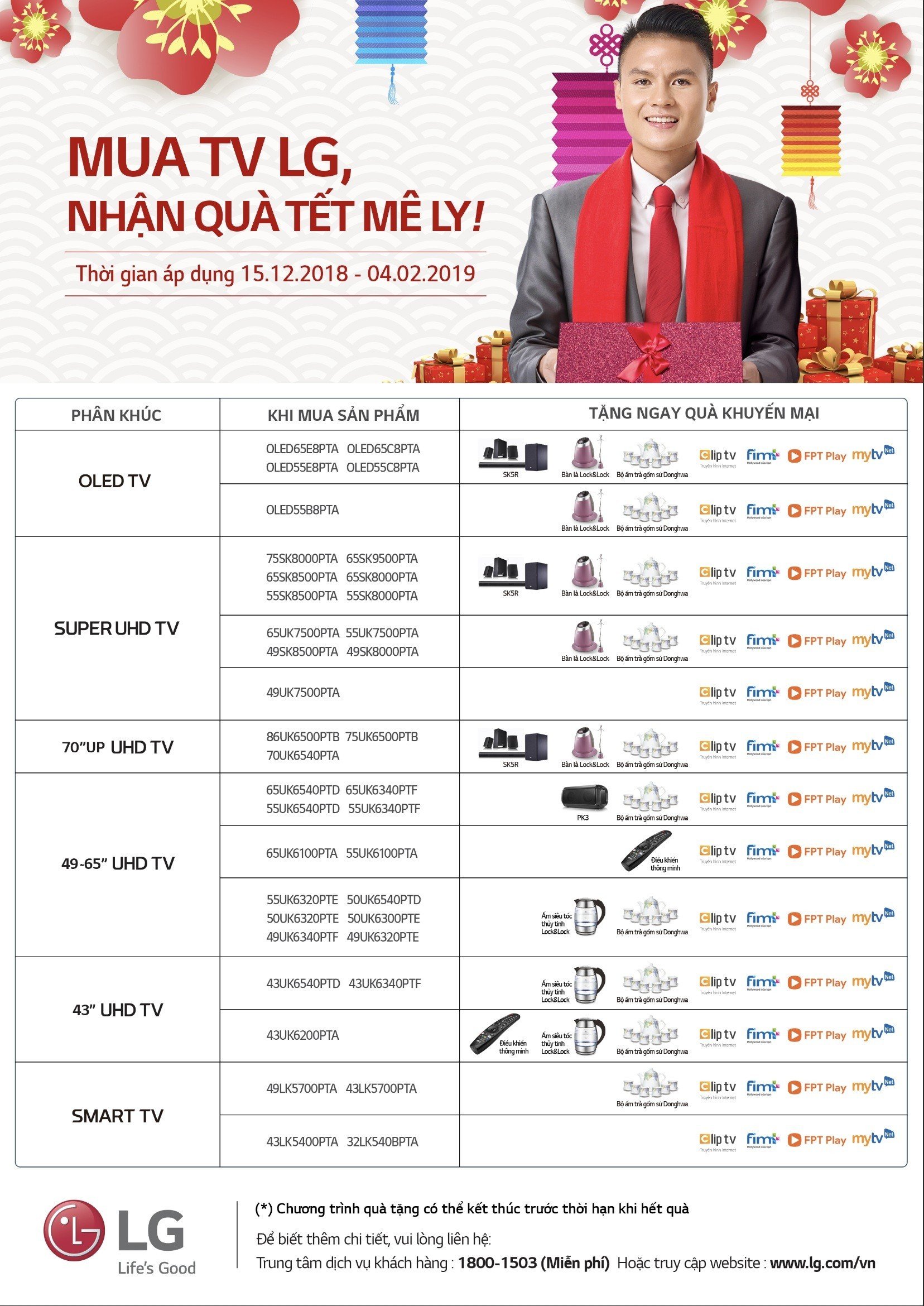 LG triển khai chương trình “Vui đón lộc xuân 2019”