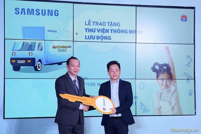 Samsung ra mắt thư viện thông minh lưu động