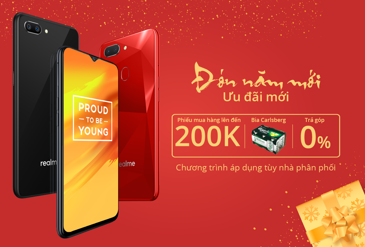 Realme tổ chức khuyến mãi 'đón năm mới, ưu đãi mới'