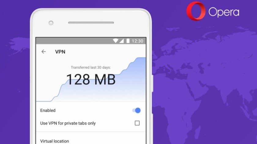 Trình duyệt Opera trên Android sẽ sớm tích hợp VPN miễn phí