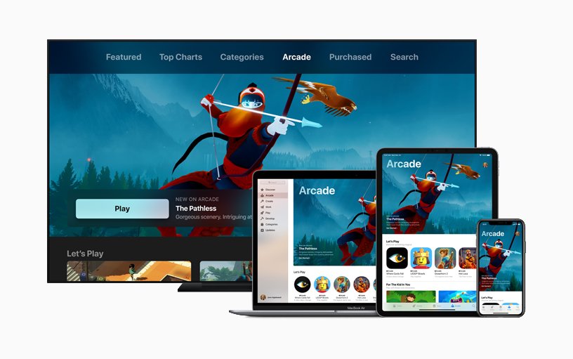 Apple News+, Arcade, Card và Apple TV+ vừa được ra mắt