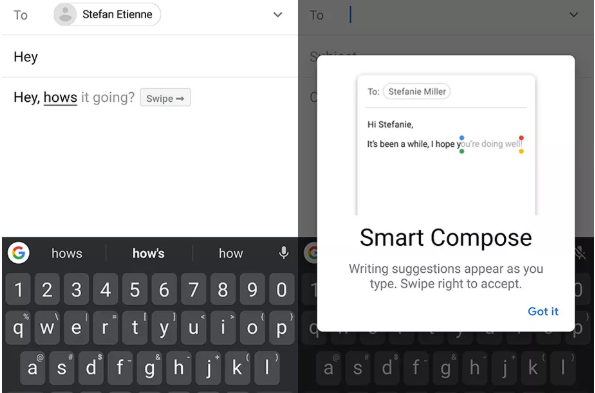 Gmail hỗ trợ tính năng Smart Compose trên mọi thiết bị Android