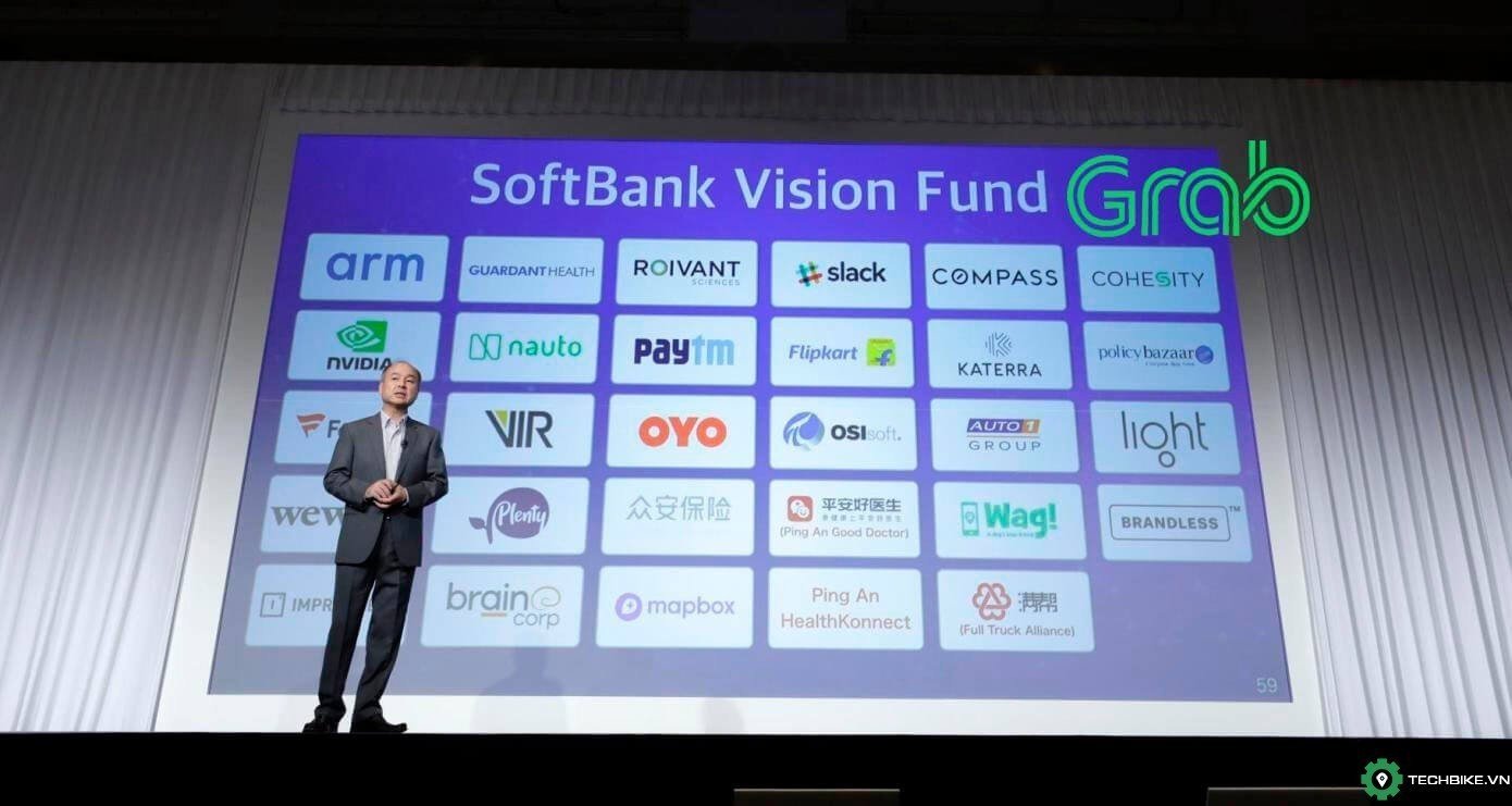 Grab công bố nhận 1,46 tỉ USD từ Quỹ Vision của SoftBank