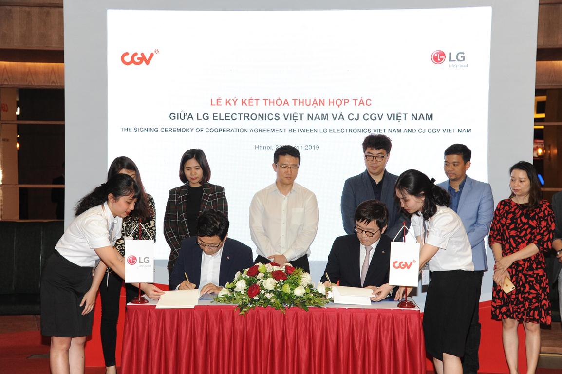 LG Electronics hợp tác CJ CGV, đem các ưu đãi đến khách hàng trên toàn quốc