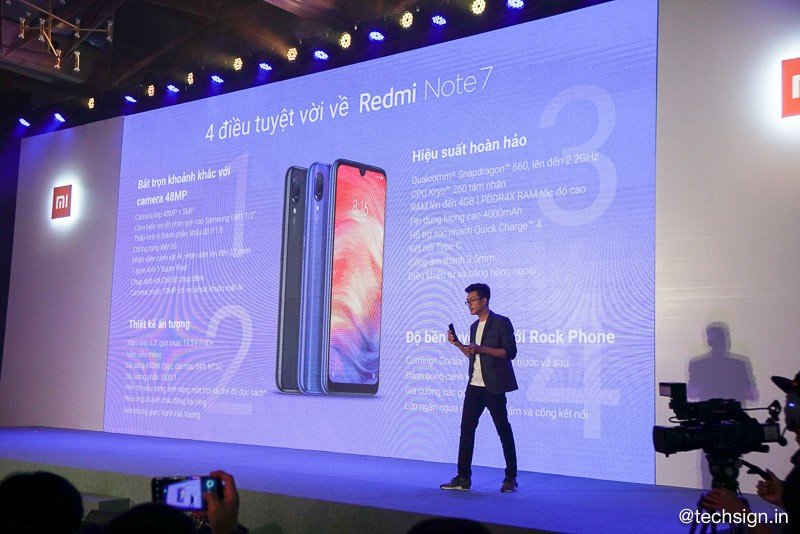 Xiaomi Redmi Note 7 ra mắt cùng 3 sản phẩm trong hệ sinh thái