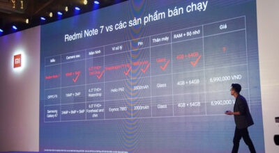 Xiaomi Redmi Note 7 ra mắt cùng 3 sản phẩm trong hệ sinh thái