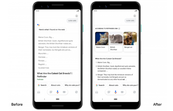 Google Assistant cập nhật, nội dung phản hồi đa dạng hơn