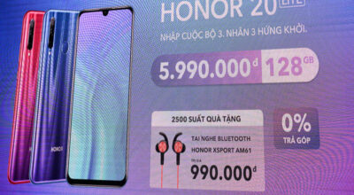 Honor 20 Lite ra mắt: 3 camera sau, bộ nhớ trong 128GB, giá 6 triệu đồng