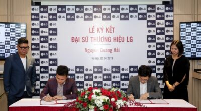 Quang Hải tiếp tục là đại sứ thương hiệu của LG Việt Nam năm 2019