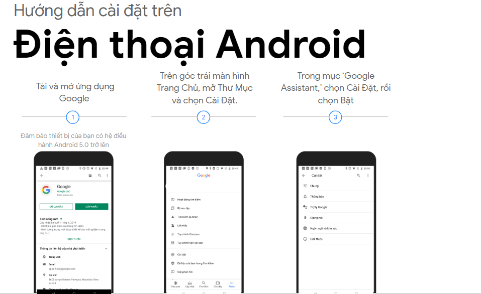 Hướng dẫn cài Google Assistant dùng Tiếng Việt trên Android, iOS