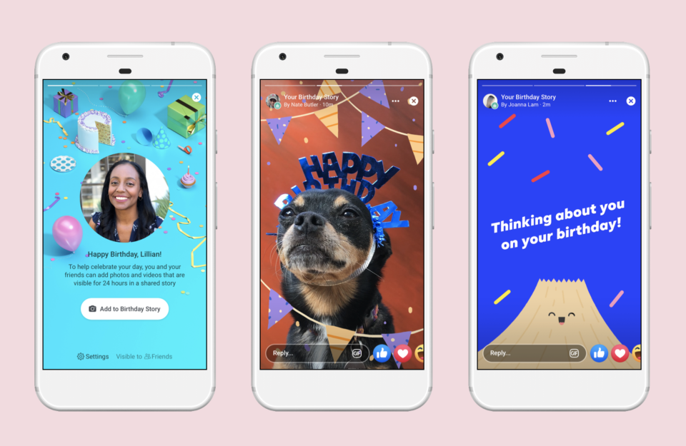 Facebook ra mắt tính năng Birthday Stories mới