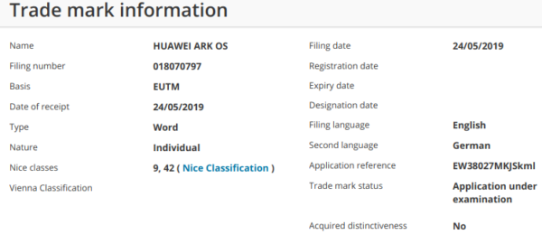 Huawei sẽ ra mắt hệ điều hành ARK thay thế Android