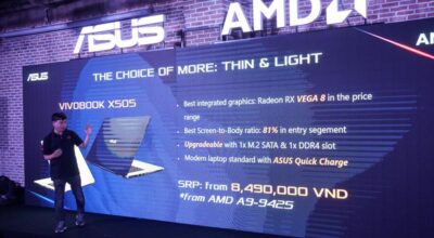 Ra mắt loạt laptop ASUS trang bị AMD Ryzen Mobile