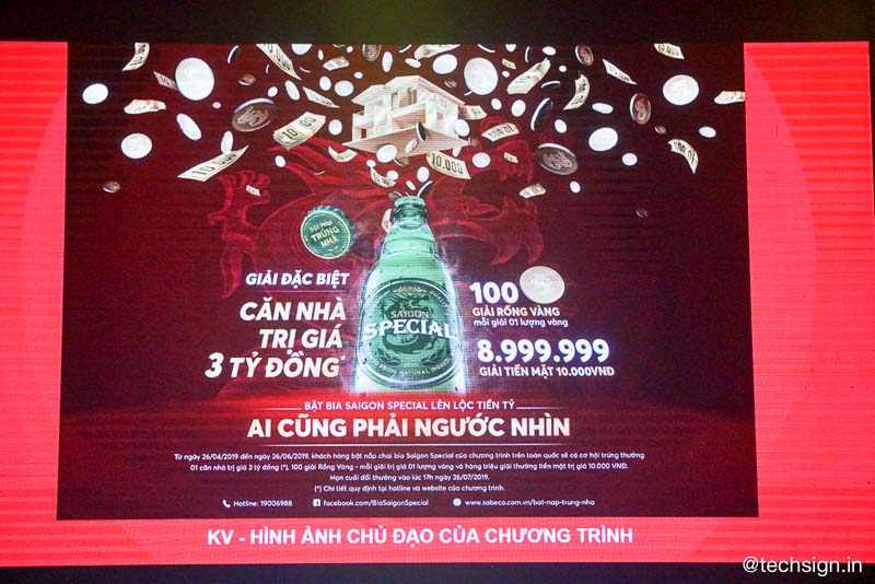 Sabeco khuyến mãi "bật bia Saigon Special, lên lộc tiền tỷ"