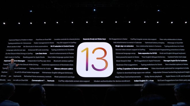 Apple công bố iOS 13 với nhiều tính năng mới, bảo mật hơn