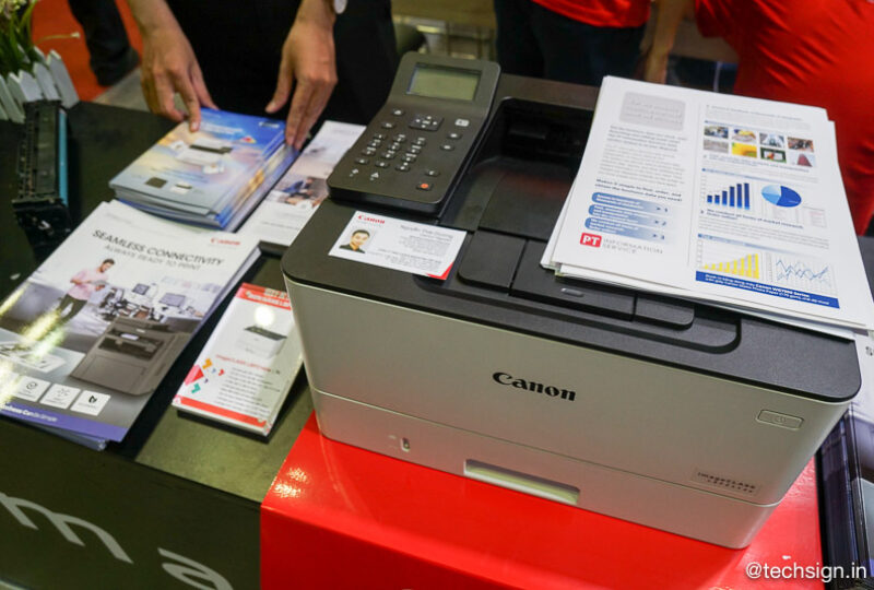 Canon ra mắt loạt máy in phun và laser màu tại triển lãm ICT COMM 2019