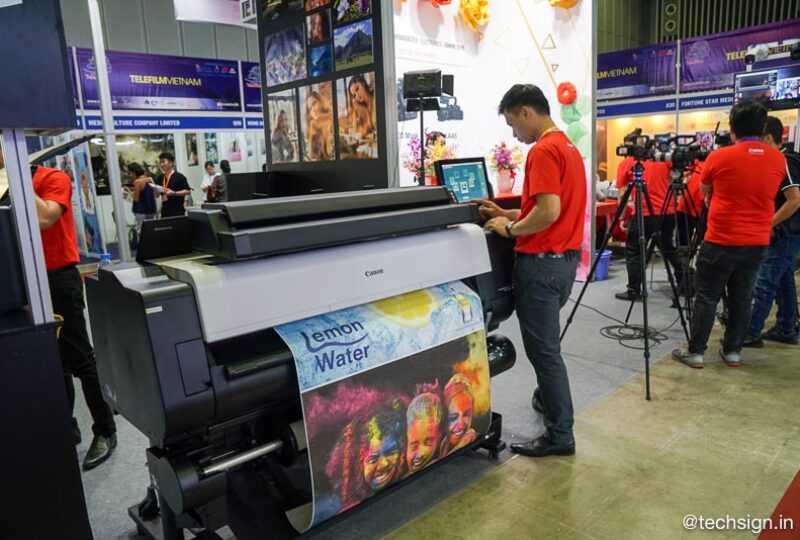 Canon ra mắt loạt máy in phun và laser màu tại triển lãm ICT COMM 2019