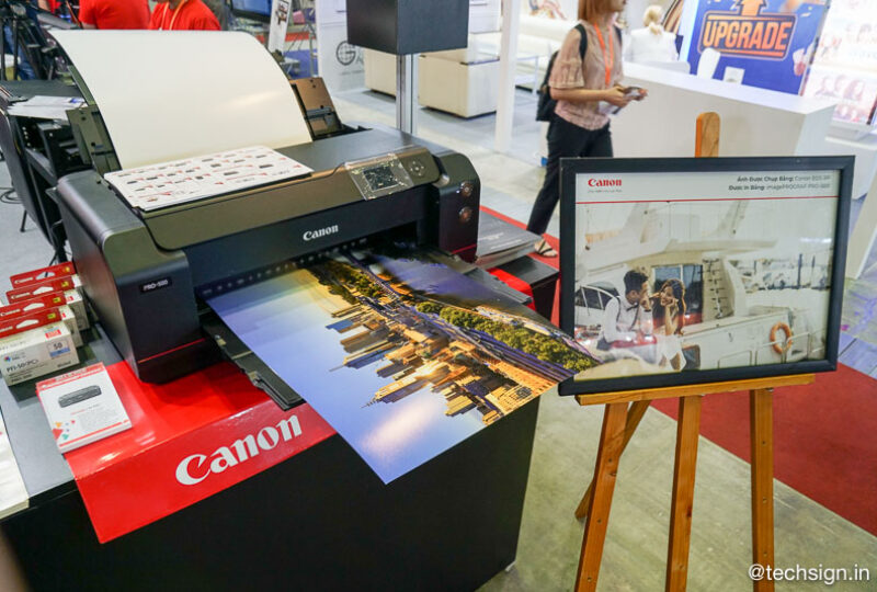 Canon ra mắt loạt máy in phun và laser màu tại triển lãm ICT COMM 2019