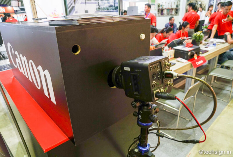 Canon ra mắt loạt máy in phun và laser màu tại triển lãm ICT COMM 2019