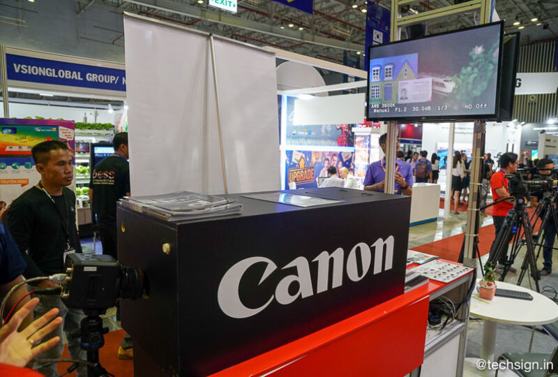 Canon ra mắt loạt máy in phun và laser màu tại triển lãm ICT COMM 2019