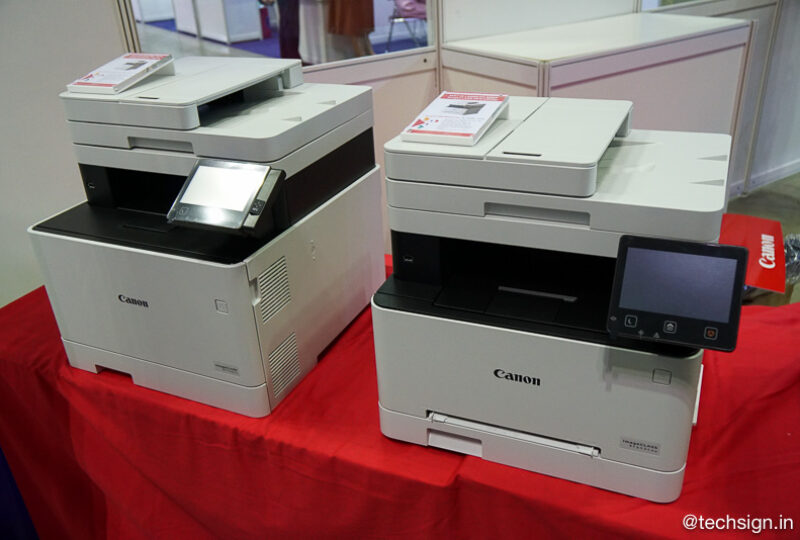 Canon ra mắt loạt máy in phun và laser màu tại triển lãm ICT COMM 2019