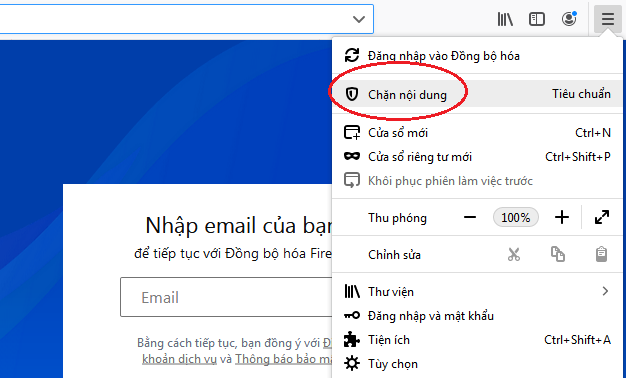 Firefox chặn cookie theo dõi người dùng