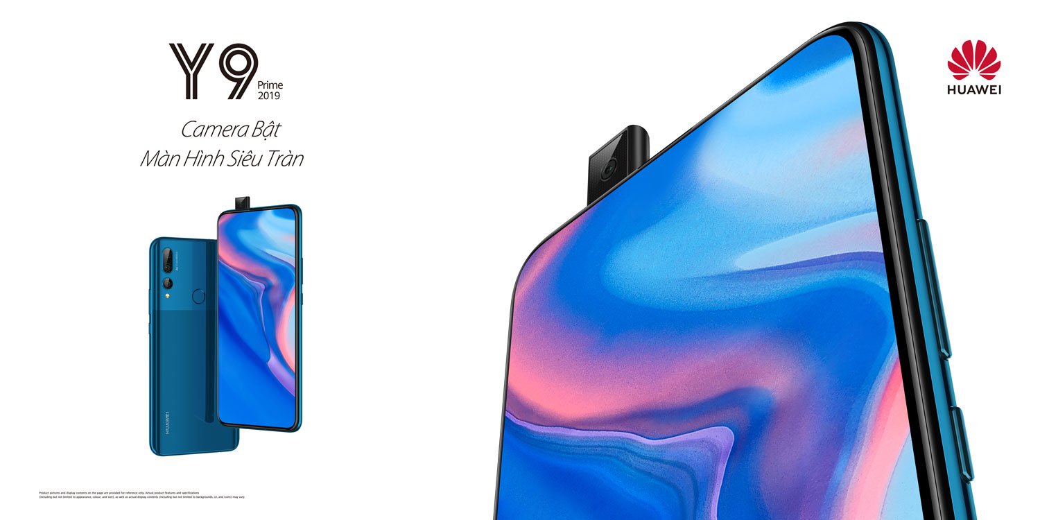 Huawei Y9 Prime 2019: camera pop-up, màn hình không viền